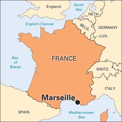 อยู่ที่ไหน france_ regions. kgm ในฝรั่งเศสบนแผนที่