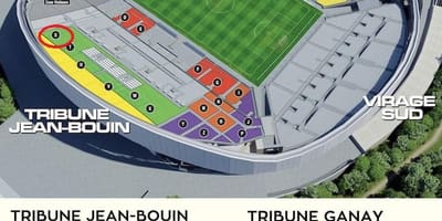 Stade velodrome seating แผนที่