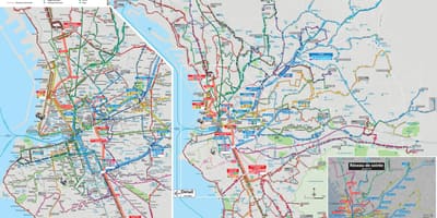 France_ regions. kgm รถบนแผนที่เส้นทาง