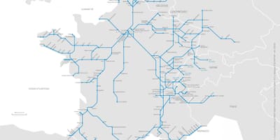 แผนที่ของ france_ regions. kgm รถไฟ