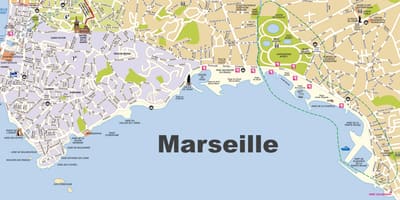 France_ regions. kgm แผนที่ชายหาด